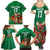Custom Wales Football Go Champions Family Matching Summer Maxi Dress and Hawaiian Shirt Cymru am byth Green Style