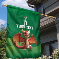 Custom Wales Football Go Champions Garden Flag Cymru am byth Green Style
