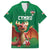 Custom Wales Football Go Champions Hawaiian Shirt Cymru am byth Green Style