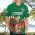 Custom Wales Football Go Champions Hawaiian Shirt Cymru am byth Green Style