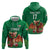 Custom Wales Football Go Champions Hoodie Cymru am byth Green Style