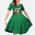 Custom Wales Football Go Champions Kid Short Sleeve Dress Cymru am byth Green Style