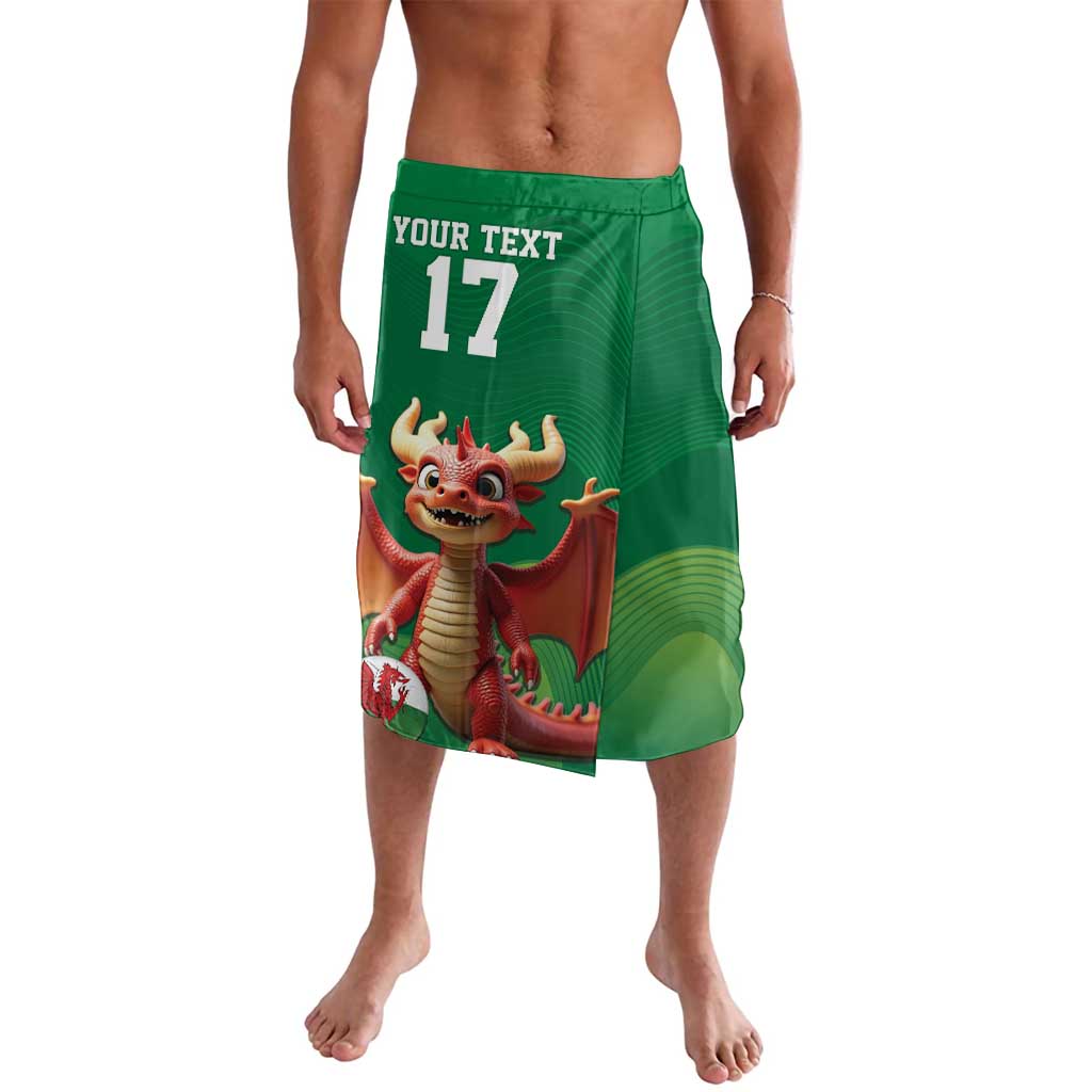 Custom Wales Football Go Champions Lavalava Cymru am byth Green Style