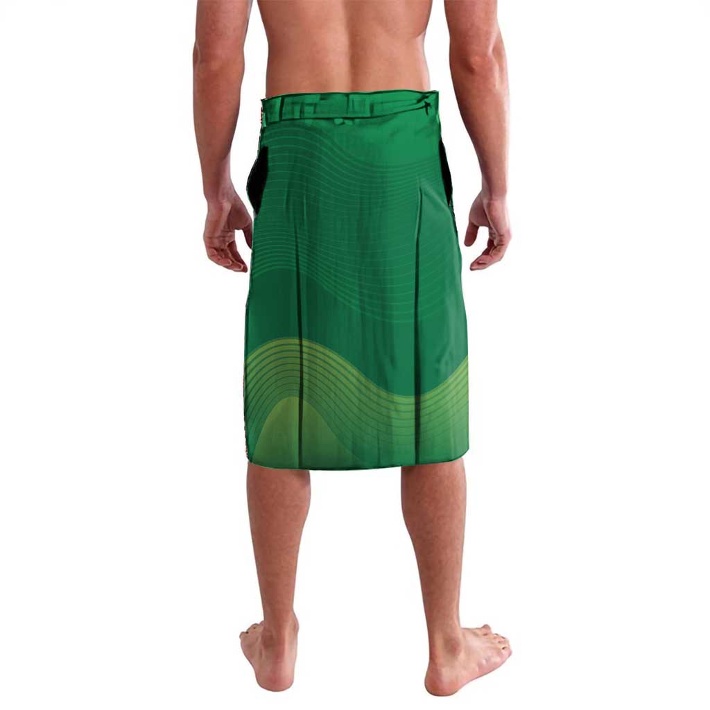 Custom Wales Football Go Champions Lavalava Cymru am byth Green Style