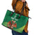 Custom Wales Football Go Champions Leather Tote Bag Cymru am byth Green Style
