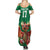 Custom Wales Football Go Champions Summer Maxi Dress Cymru am byth Green Style