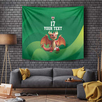Custom Wales Football Go Champions Tapestry Cymru am byth Green Style