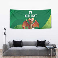 Custom Wales Football Go Champions Tapestry Cymru am byth Green Style