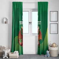 Custom Wales Football Go Champions Window Curtain Cymru am byth Green Style