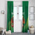 Custom Wales Football Go Champions Window Curtain Cymru am byth Green Style
