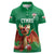 Custom Wales Football Go Champions Women Polo Shirt Cymru am byth Green Style