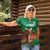 Custom Wales Football Go Champions Women Polo Shirt Cymru am byth Green Style