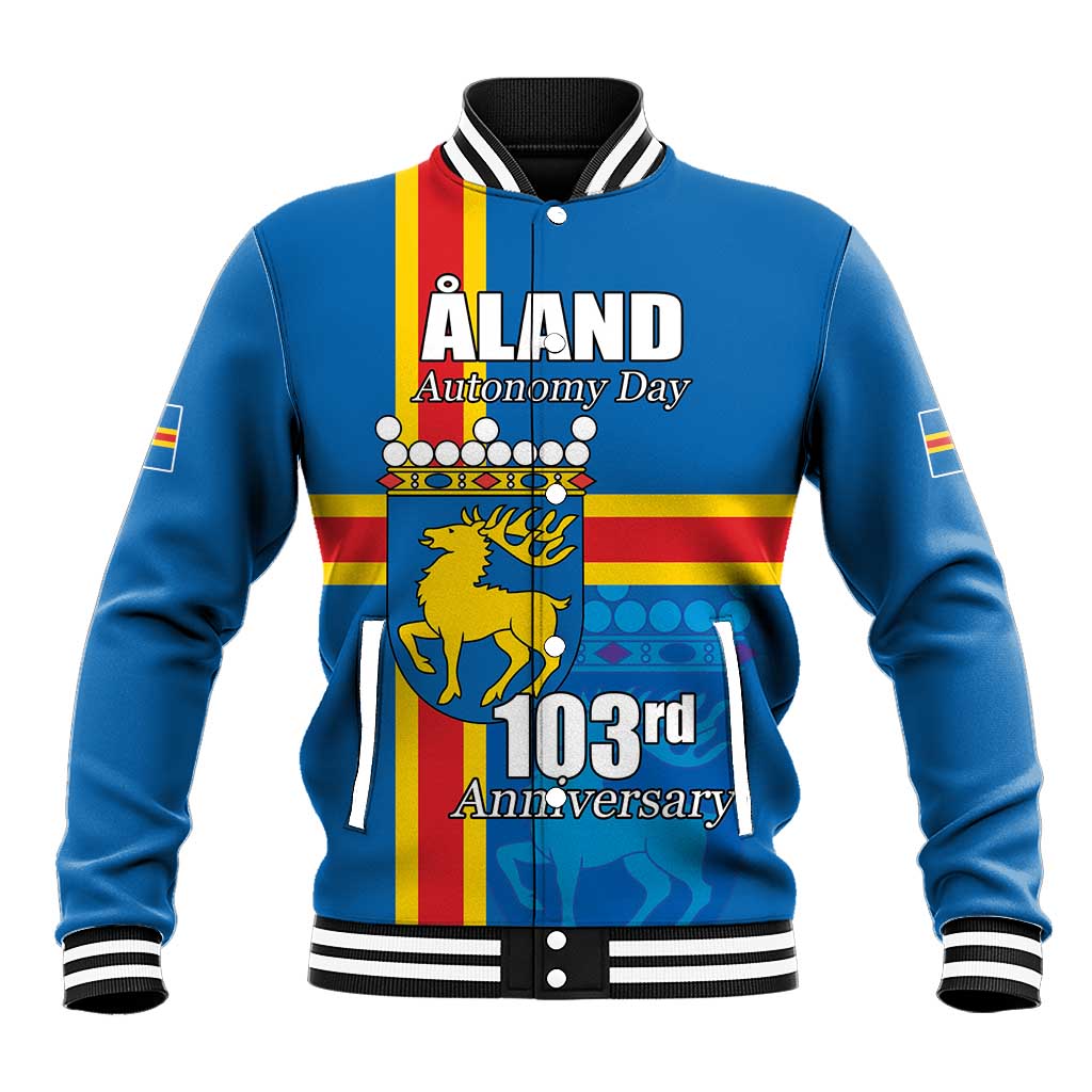 Aland's Autonomy Day Baseball Jacket 103rd Anniversary