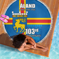 Aland's Autonomy Day Beach Blanket 103rd Anniversary