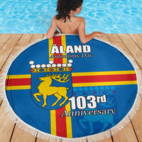 Aland's Autonomy Day Beach Blanket 103rd Anniversary