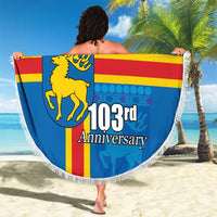 Aland's Autonomy Day Beach Blanket 103rd Anniversary