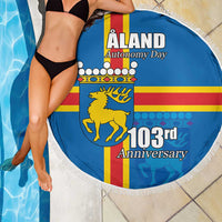 Aland's Autonomy Day Beach Blanket 103rd Anniversary