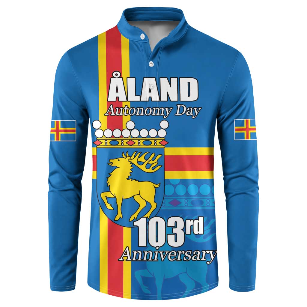 Aland's Autonomy Day Button Sweatshirt 103rd Anniversary