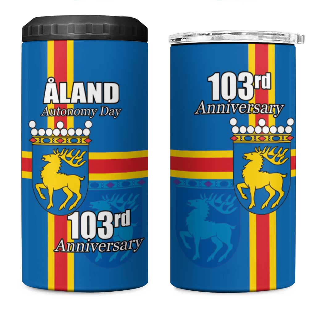 Aland's Autonomy Day 4 in 1 Can Cooler Tumbler 103rd Anniversary
