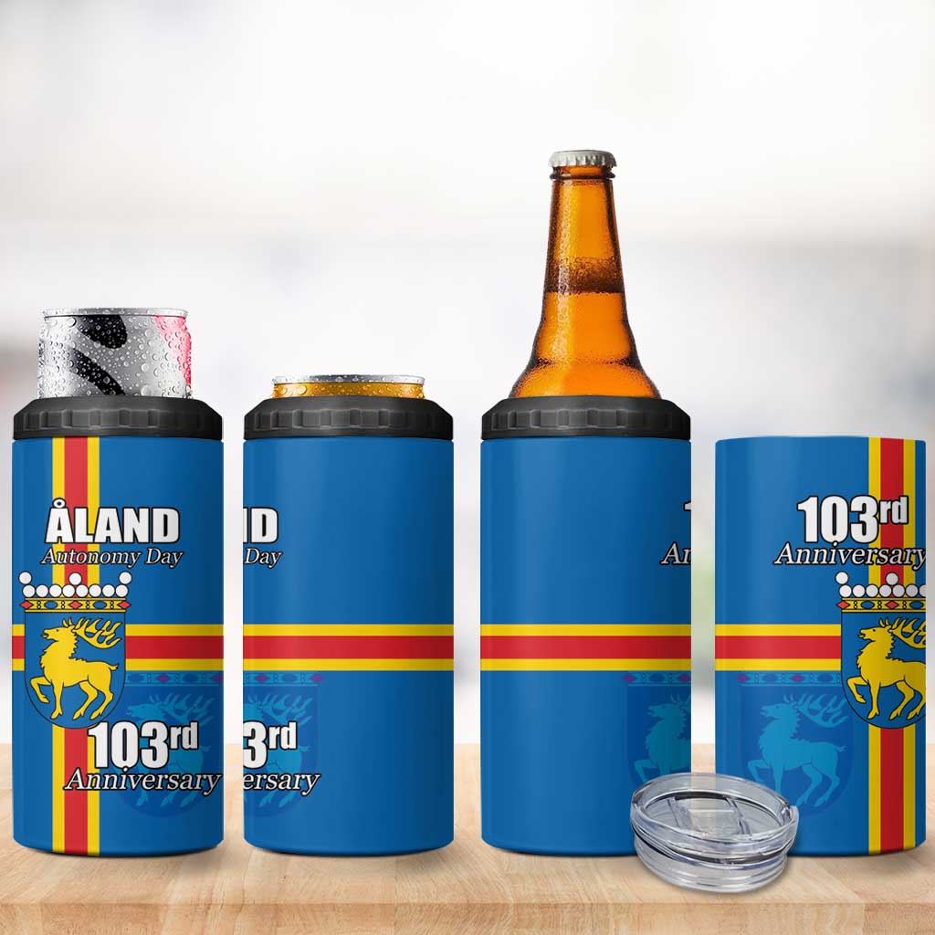 Aland's Autonomy Day 4 in 1 Can Cooler Tumbler 103rd Anniversary