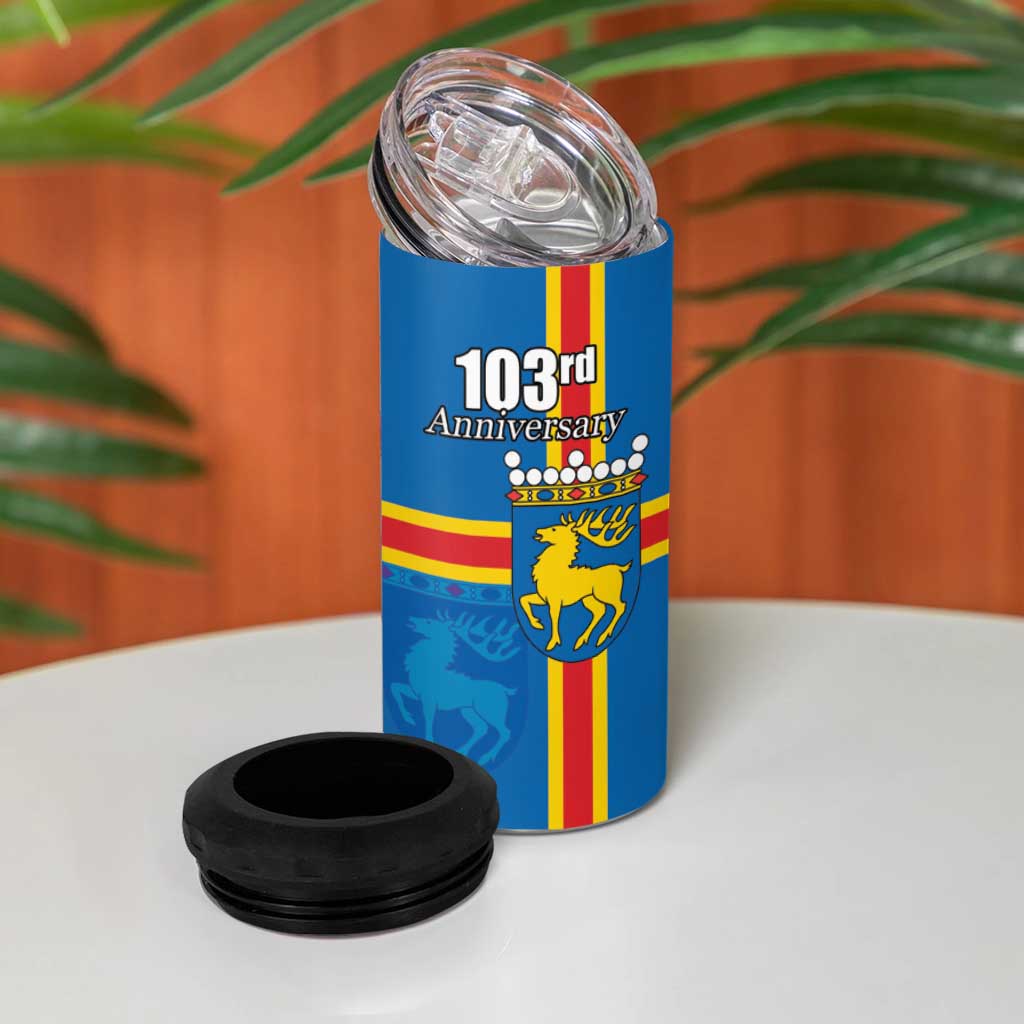 Aland's Autonomy Day 4 in 1 Can Cooler Tumbler 103rd Anniversary