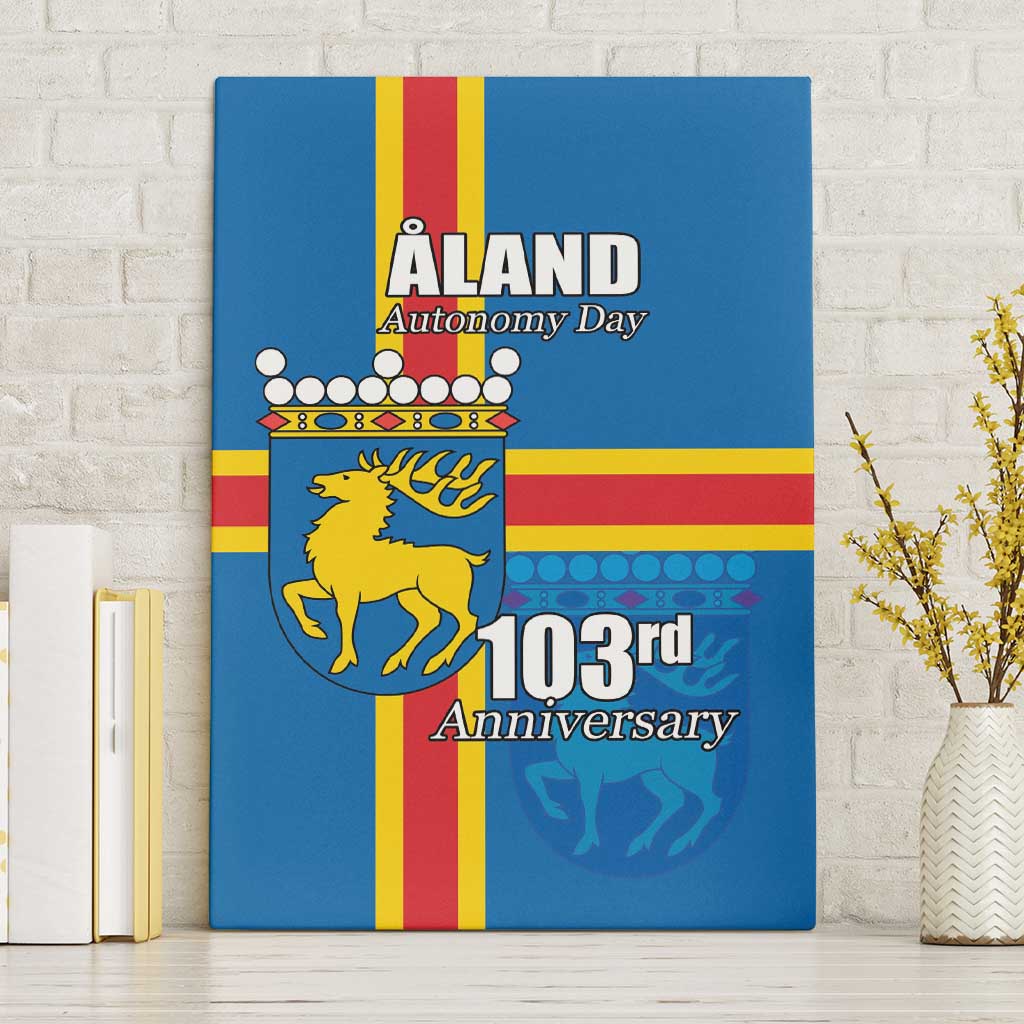 Aland's Autonomy Day Canvas Wall Art 103rd Anniversary
