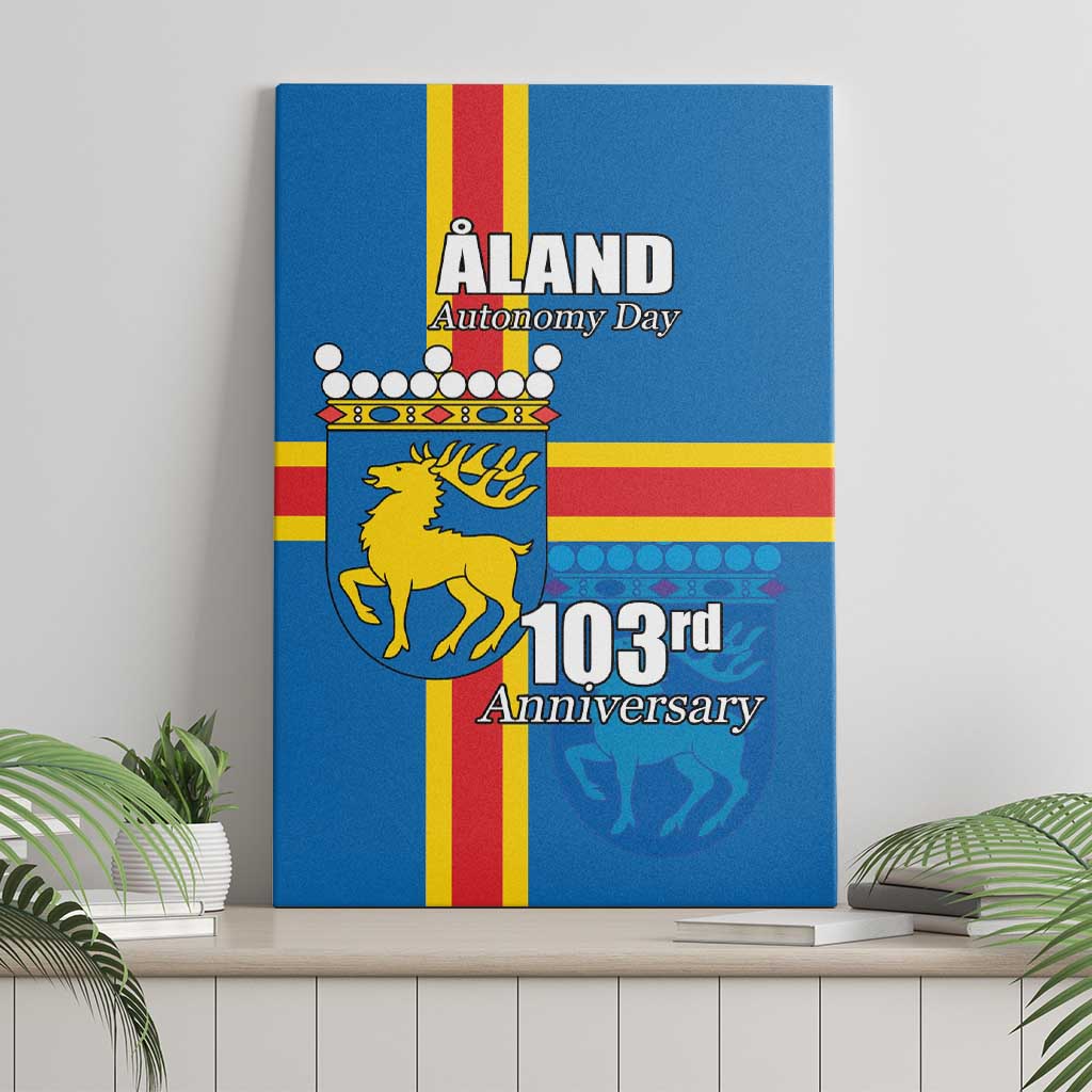Aland's Autonomy Day Canvas Wall Art 103rd Anniversary