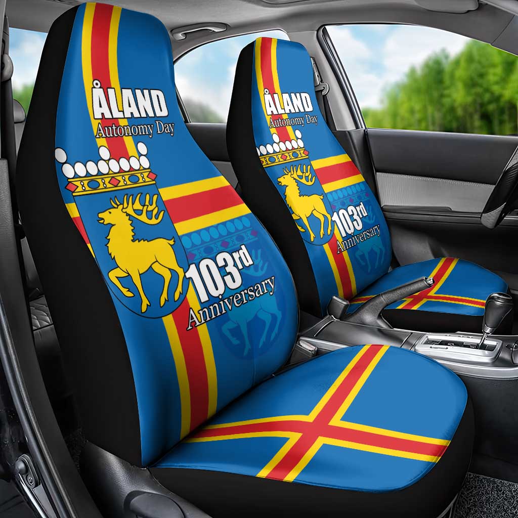 Aland's Autonomy Day Car Seat Cover 103rd Anniversary