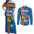 Aland's Autonomy Day Couples Matching Off Shoulder Maxi Dress and Long Sleeve Button Shirt 103rd Anniversary