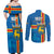 Aland's Autonomy Day Couples Matching Off Shoulder Maxi Dress and Long Sleeve Button Shirt 103rd Anniversary