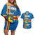 Aland's Autonomy Day Couples Matching Off Shoulder Short Dress and Hawaiian Shirt 103rd Anniversary
