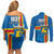 Aland's Autonomy Day Couples Matching Off Shoulder Short Dress and Long Sleeve Button Shirt 103rd Anniversary