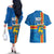 Aland's Autonomy Day Couples Matching Off The Shoulder Long Sleeve Dress and Hawaiian Shirt 103rd Anniversary