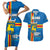 Aland's Autonomy Day Couples Matching Short Sleeve Bodycon Dress and Hawaiian Shirt 103rd Anniversary