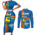 Aland's Autonomy Day Couples Matching Short Sleeve Bodycon Dress and Long Sleeve Button Shirt 103rd Anniversary