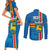 Aland's Autonomy Day Couples Matching Short Sleeve Bodycon Dress and Long Sleeve Button Shirt 103rd Anniversary