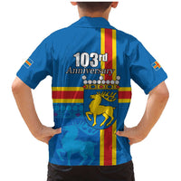 Aland's Autonomy Day Family Matching Mermaid Dress and Hawaiian Shirt 103rd Anniversary