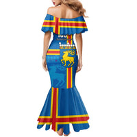 Aland's Autonomy Day Family Matching Mermaid Dress and Hawaiian Shirt 103rd Anniversary