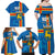 Aland's Autonomy Day Family Matching Off Shoulder Maxi Dress and Hawaiian Shirt 103rd Anniversary