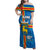 Aland's Autonomy Day Family Matching Off Shoulder Maxi Dress and Hawaiian Shirt 103rd Anniversary