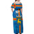 Aland's Autonomy Day Family Matching Off Shoulder Maxi Dress and Hawaiian Shirt 103rd Anniversary