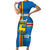 Aland's Autonomy Day Family Matching Short Sleeve Bodycon Dress and Hawaiian Shirt 103rd Anniversary