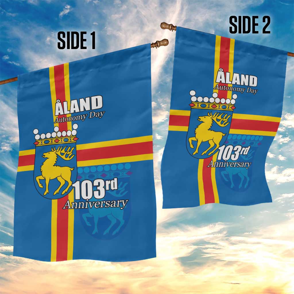 Aland's Autonomy Day Garden Flag 103rd Anniversary