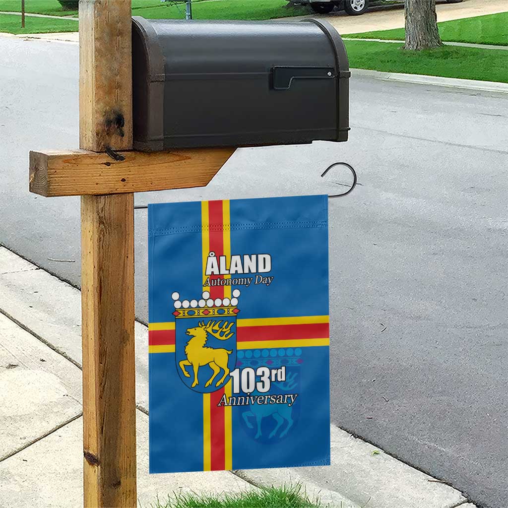 Aland's Autonomy Day Garden Flag 103rd Anniversary