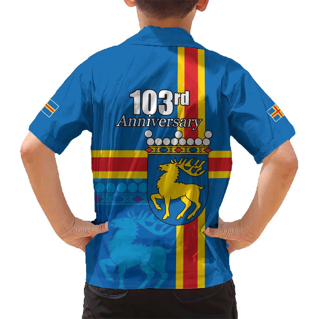 Aland's Autonomy Day Hawaiian Shirt 103rd Anniversary