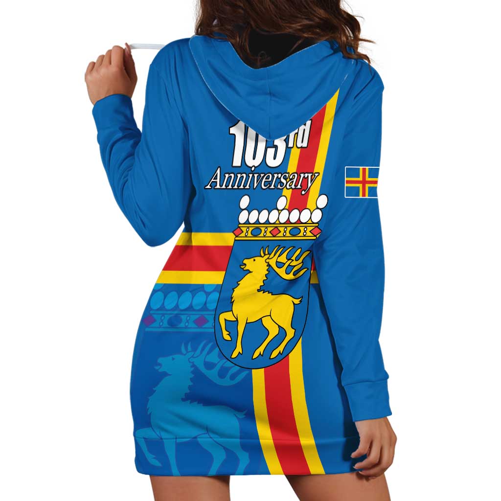 Aland's Autonomy Day Hoodie Dress 103rd Anniversary