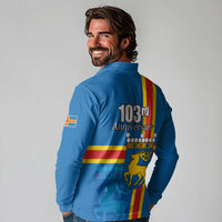 Aland's Autonomy Day Long Sleeve Polo Shirt 103rd Anniversary