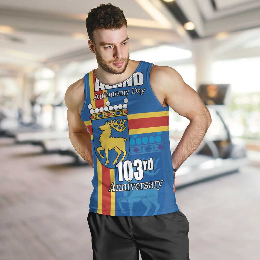 Aland's Autonomy Day Men Tank Top 103rd Anniversary