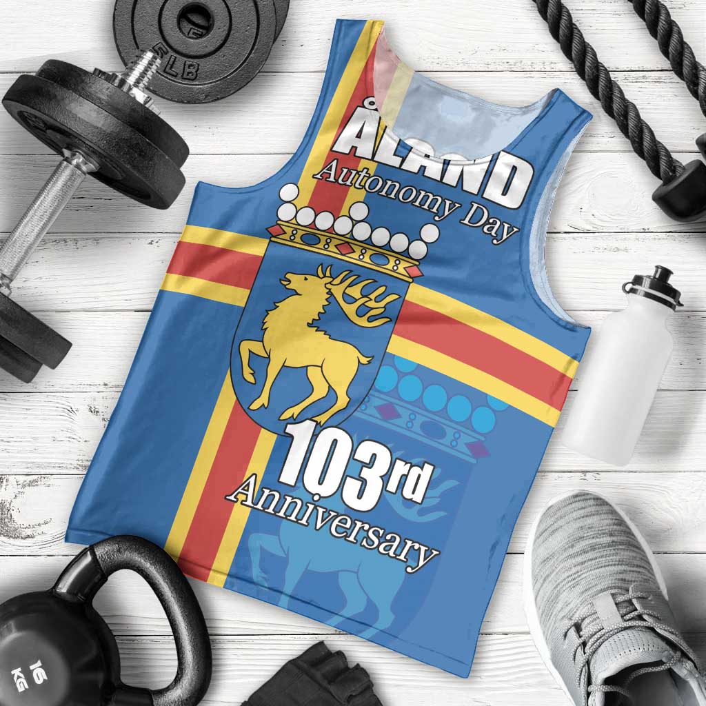 Aland's Autonomy Day Men Tank Top 103rd Anniversary