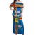 Aland's Autonomy Day Off Shoulder Maxi Dress 103rd Anniversary